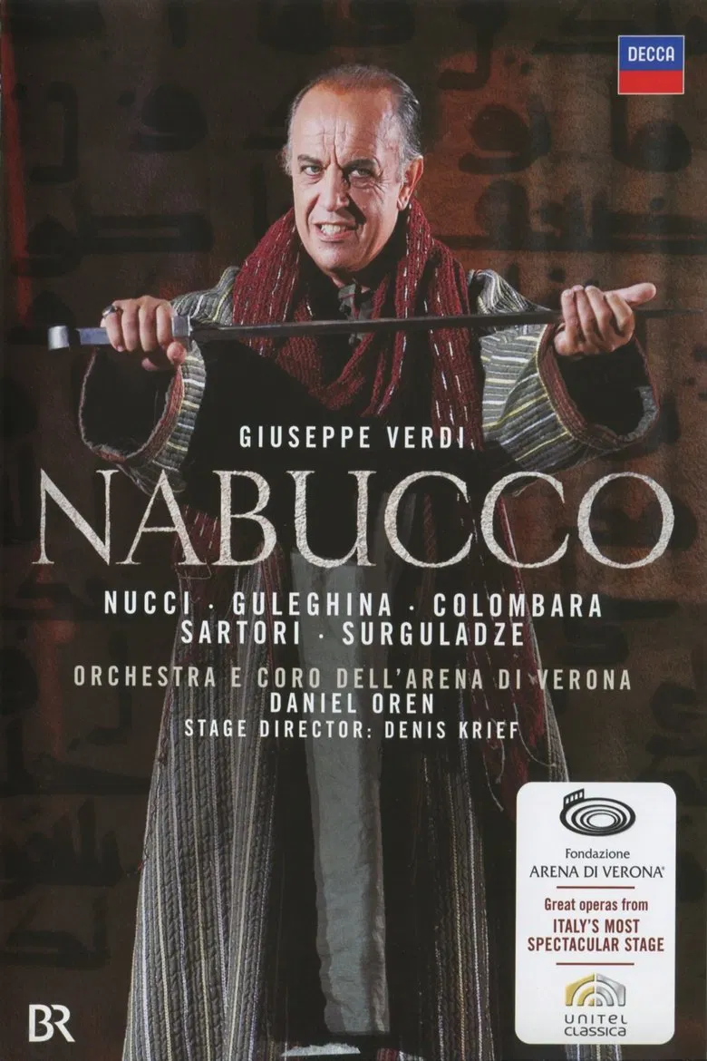 Giuseppe Verdi - Nabucco poster background
