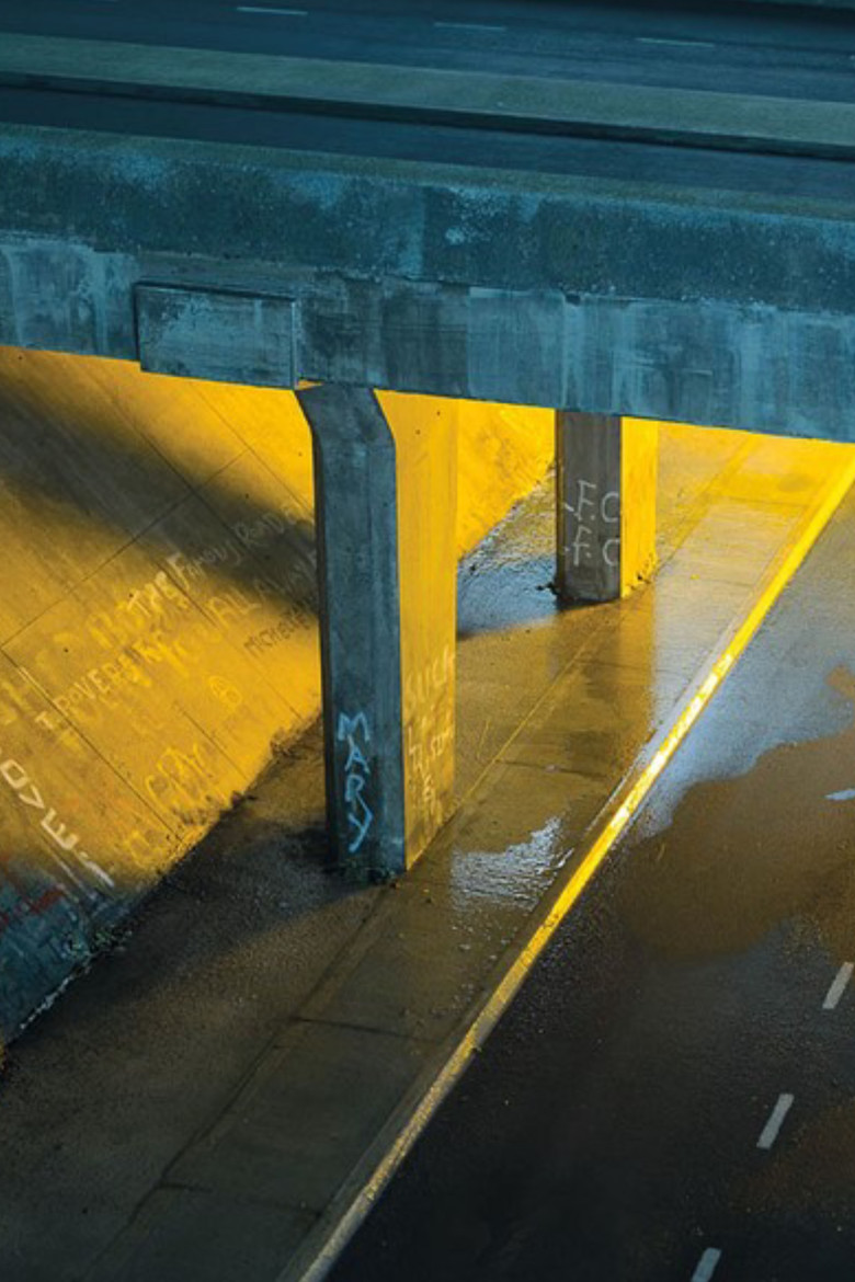 Exorcise the Bridge @Eastham Rake poster background