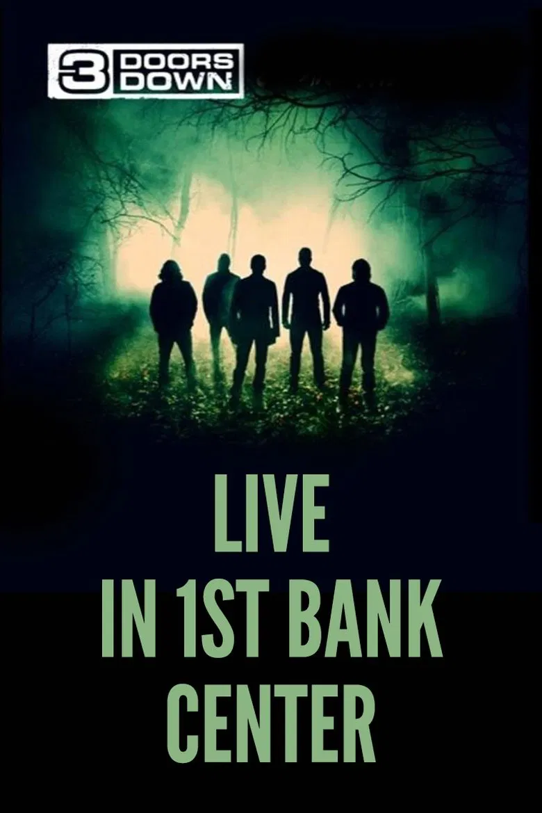3 Doors Down - Live in 1st Bank Center poster background