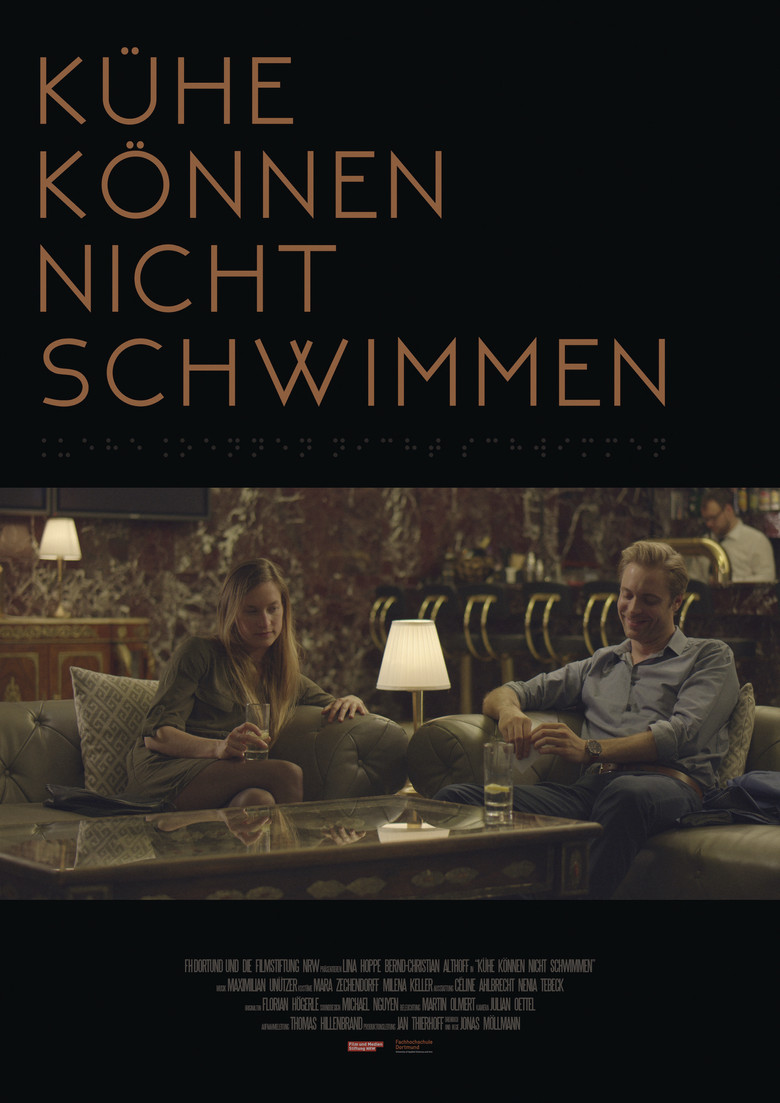 Kühe können nicht schwimmen poster background