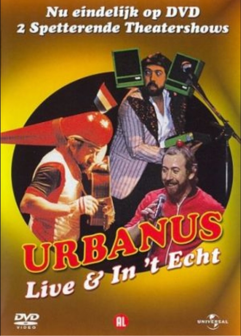 Urbanus: Live & in 't echt poster background