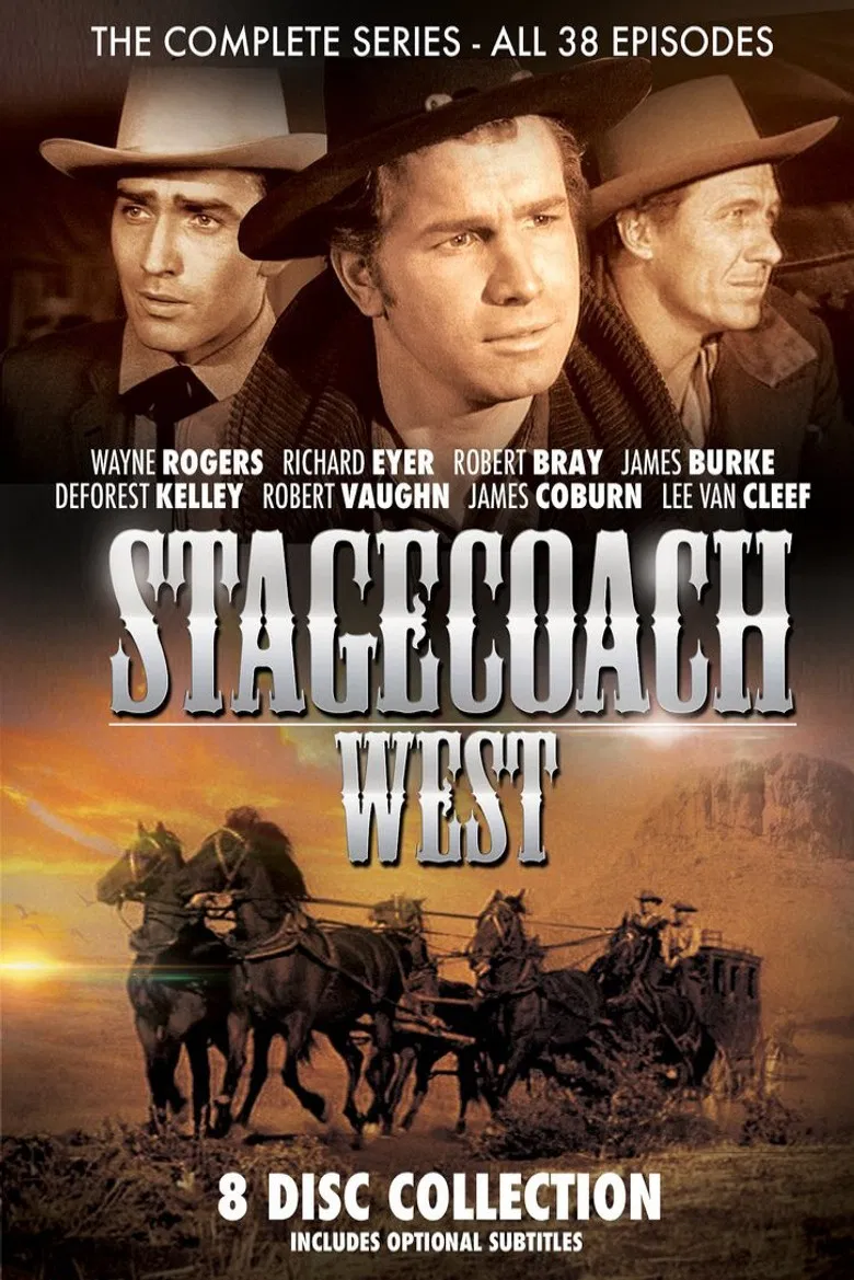 Stagecoach West poster background