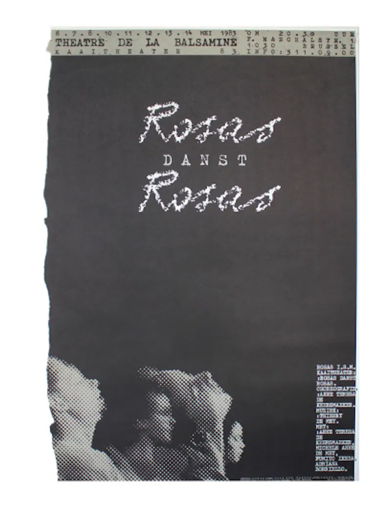Het Gerucht: Rosas danst Rosas poster background