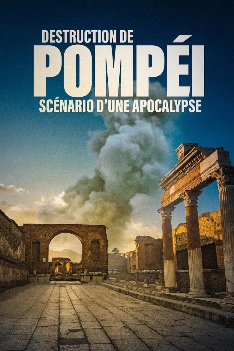 Destruction de Pompéi scénario d'une apocalypse poster background