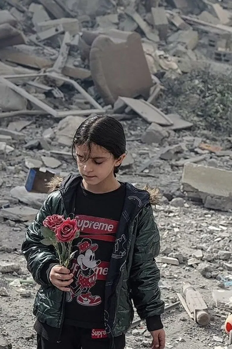 To Gaza poster background