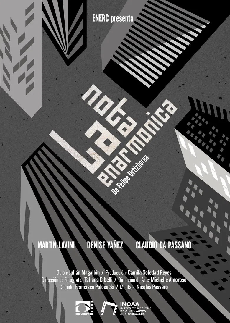 La nota enarmónica poster background