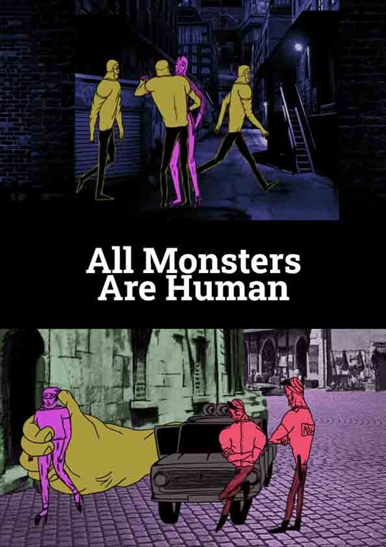All Monsters Are Human poster background