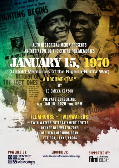 January 15, 1970: Untold Memories of the Nigeria-Biafra War poster background