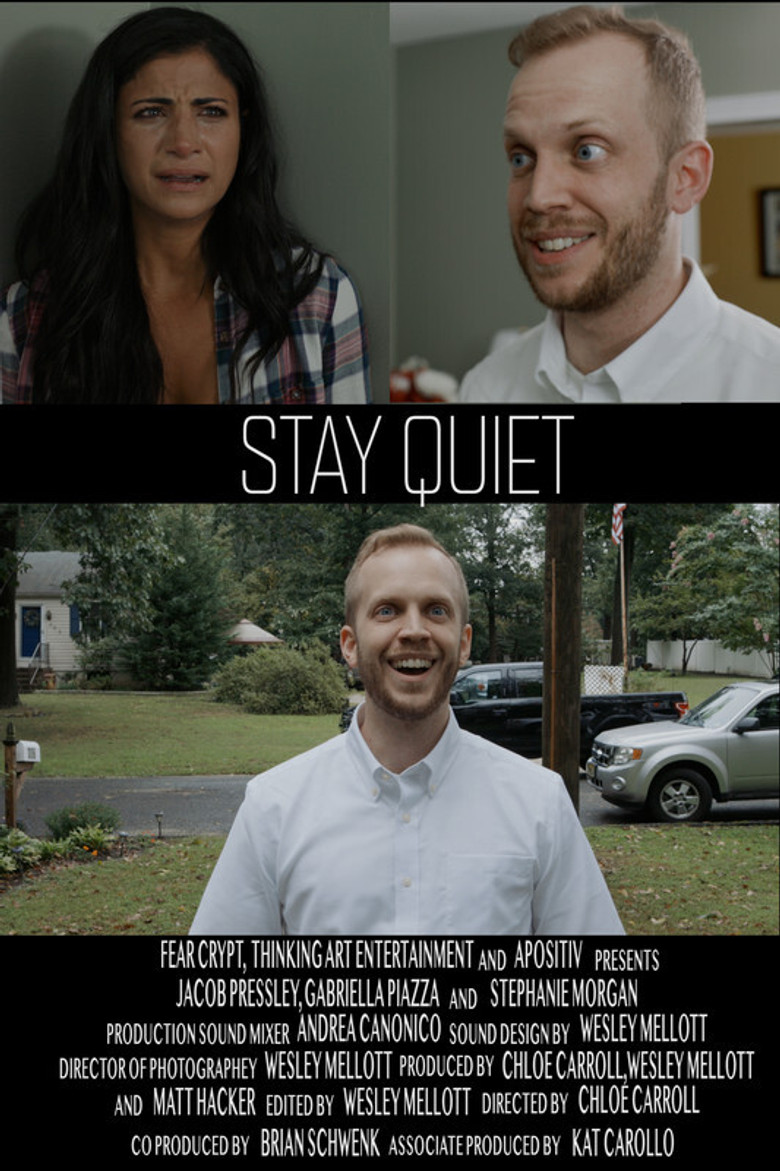 Stay Quiet poster background