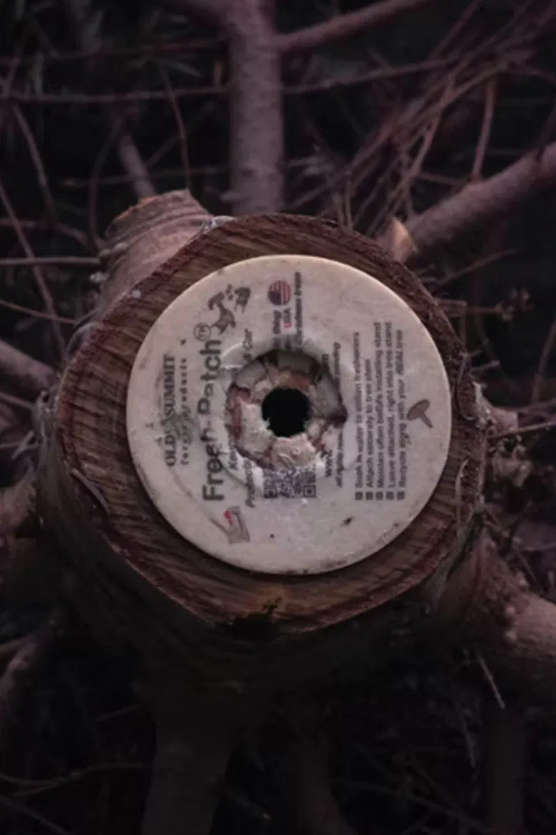 Oh Christmas Tree poster background