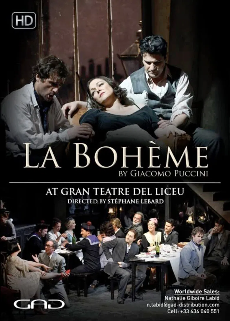 La bohème - Liceu poster background