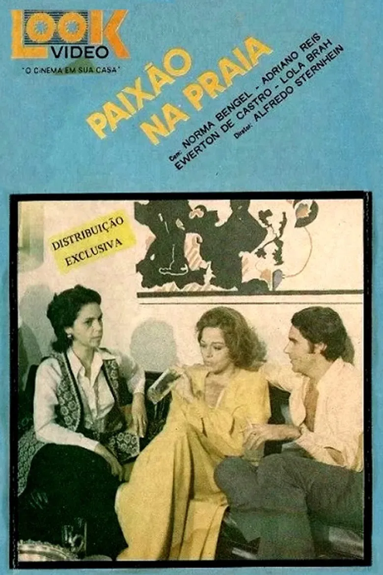 Paixão na Praia poster background