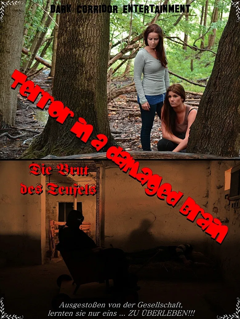 Terror in a Damaged Brain - Die Brut des Teufels poster background