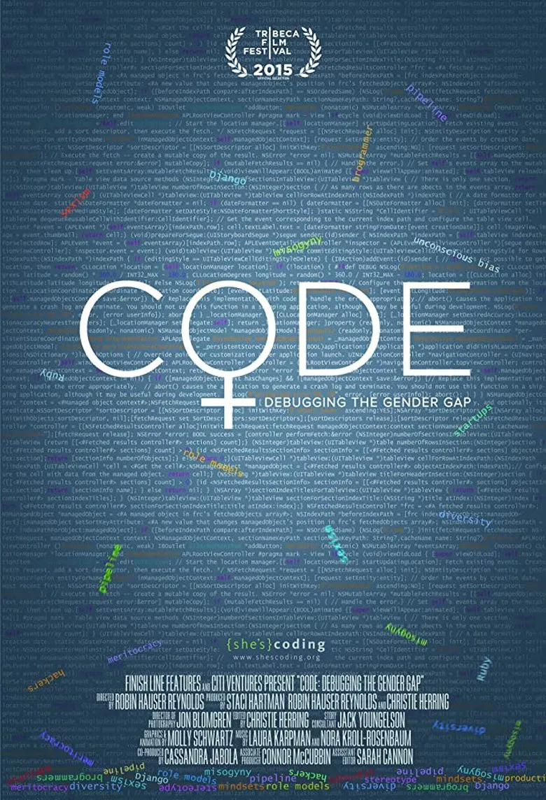 Code: Debugging the Gender Gap poster background