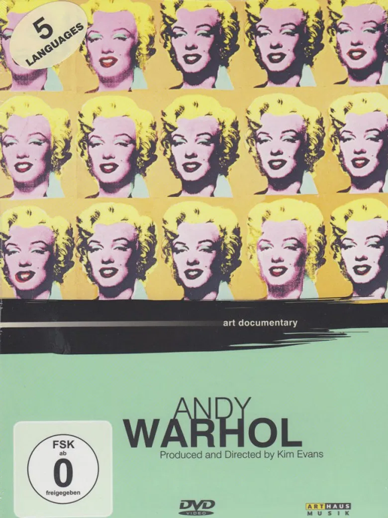 Art Lives Series:  Andy Warhol poster background