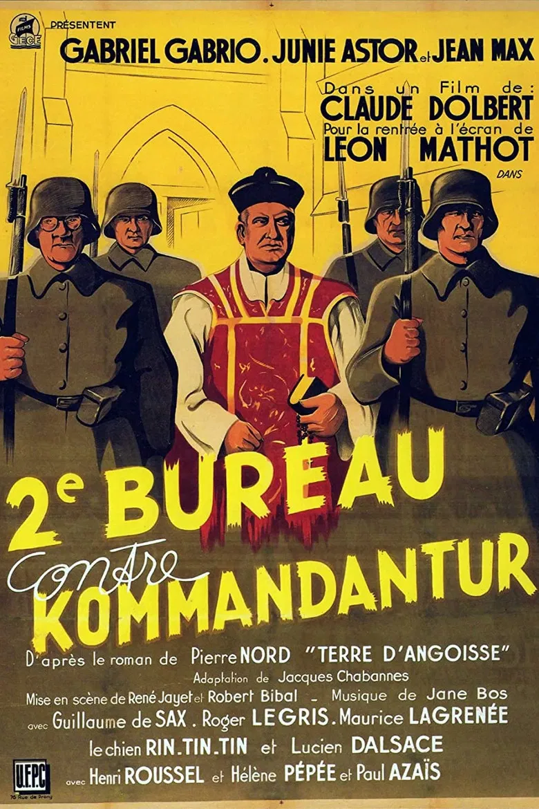 Deuxième bureau contre kommandantur poster background
