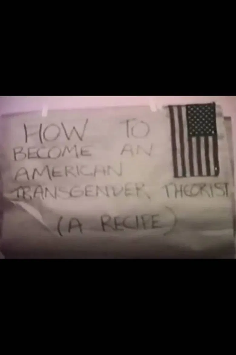 How to Become an American Transgender Theorist (A Recipe) poster background