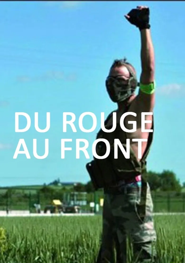 Du rouge au front poster background
