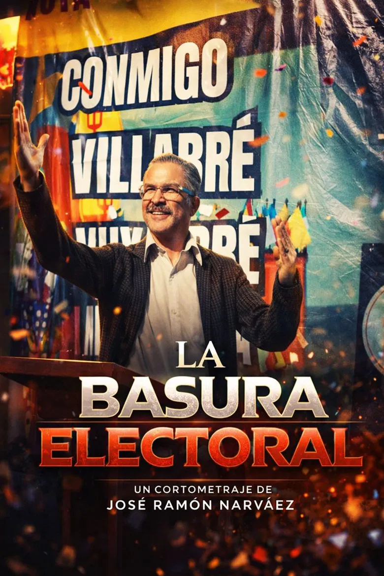 Basura electoral poster background