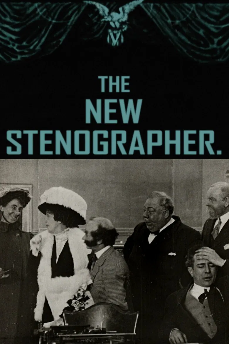 The New Stenographer poster background