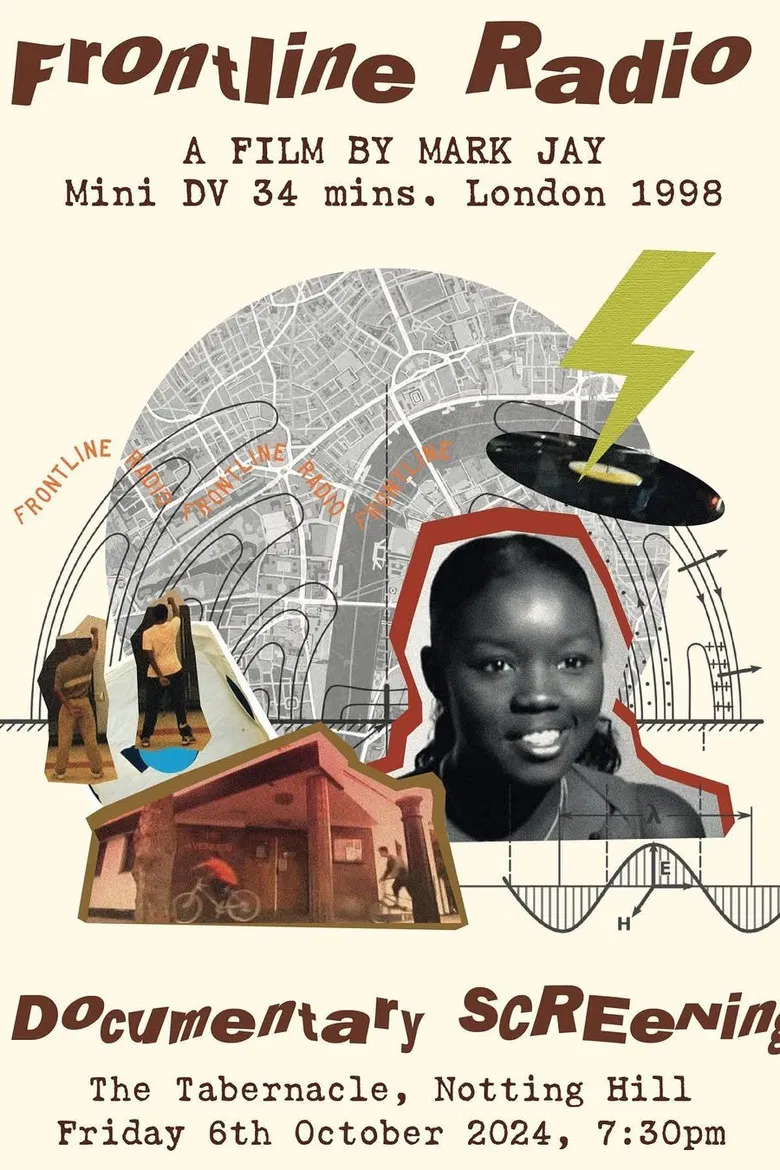 Frontline Radio poster background