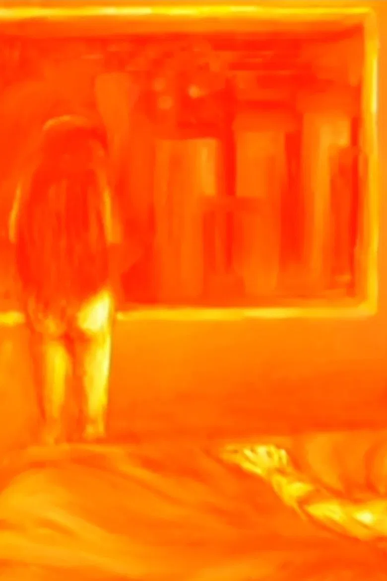 Orange poster background