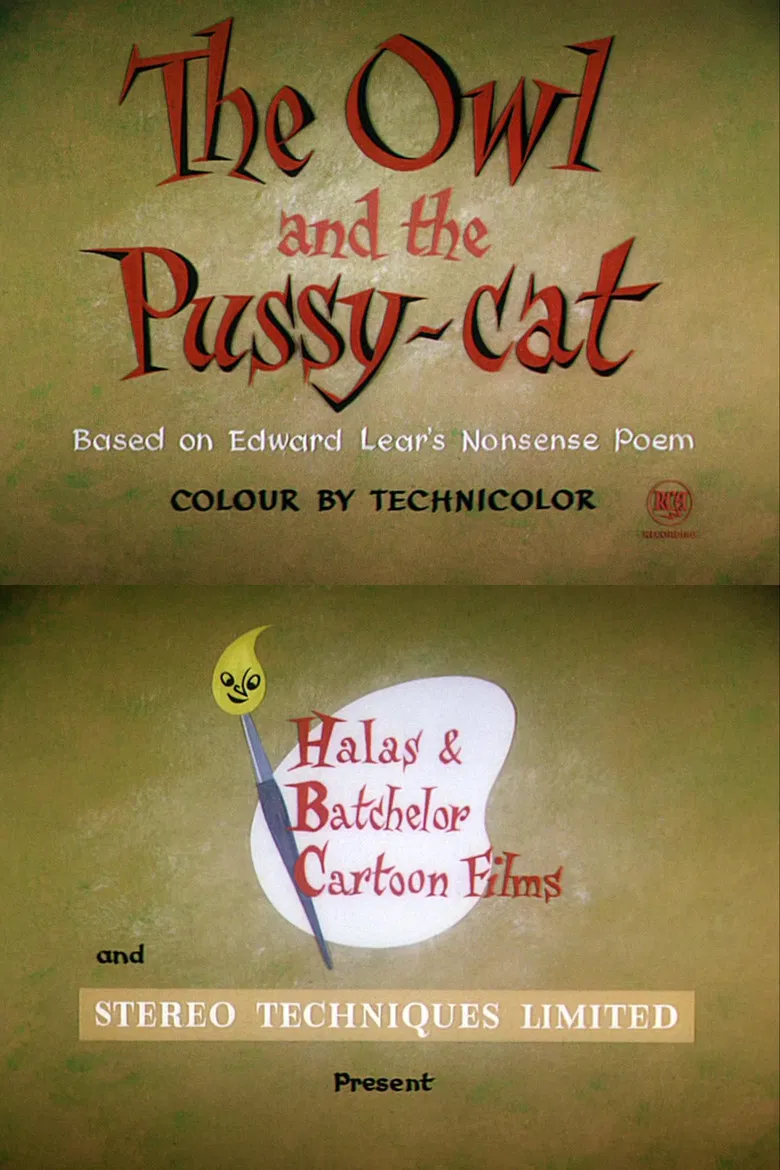 The Owl And The Pussycat poster background