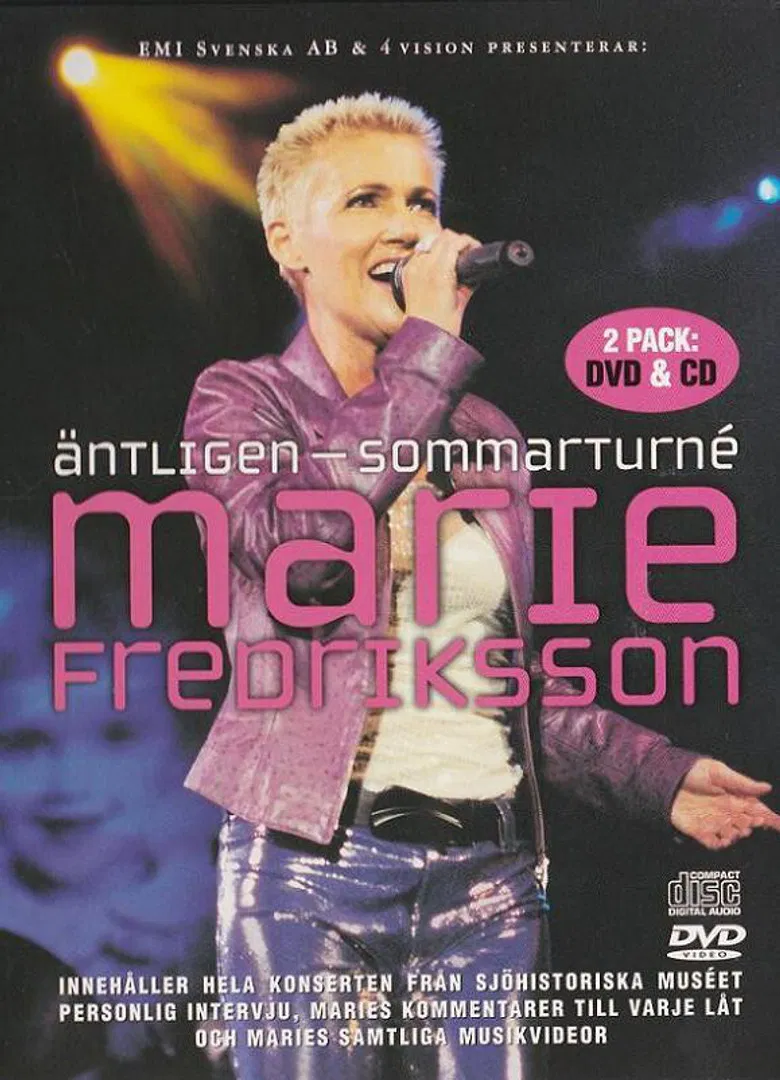 Marie Fredriksson: Äntligen - Sommarturné poster background