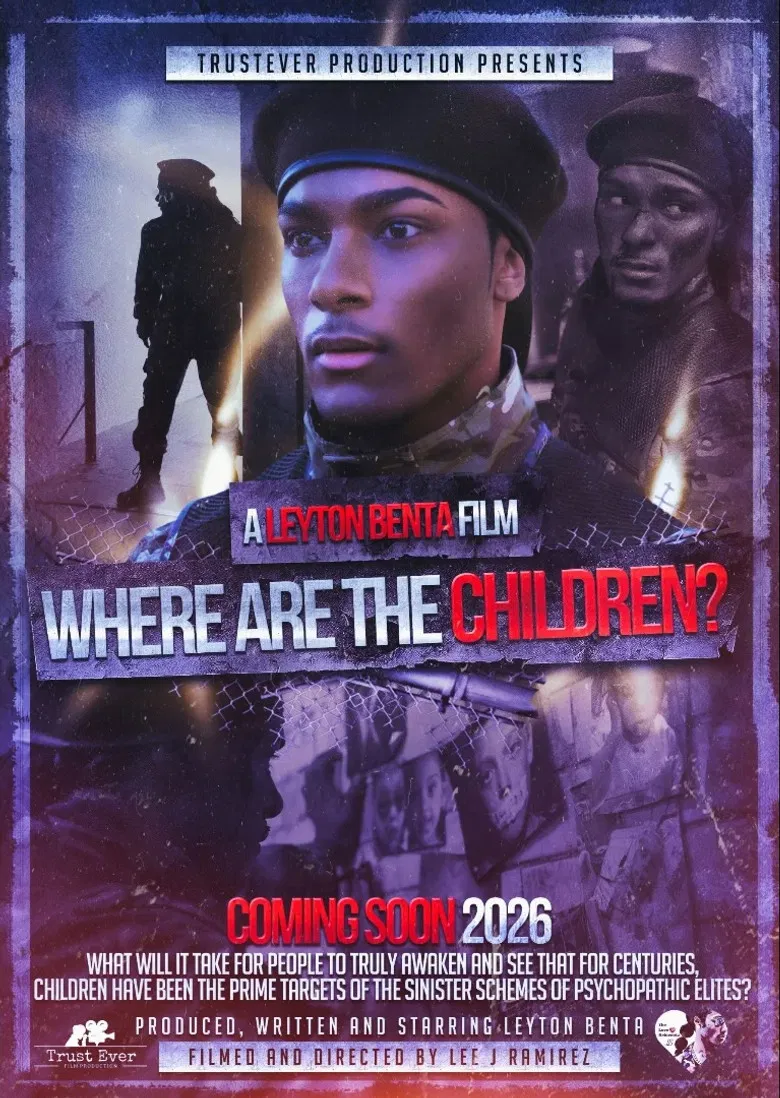 Where are the children? poster background