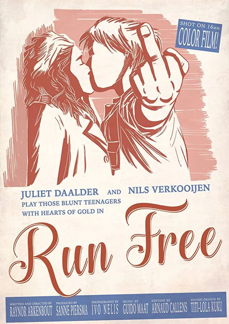 Run Free poster background