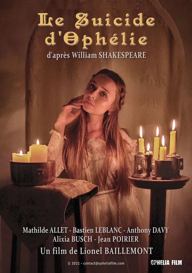 Le Suicide d'Ophélie poster background