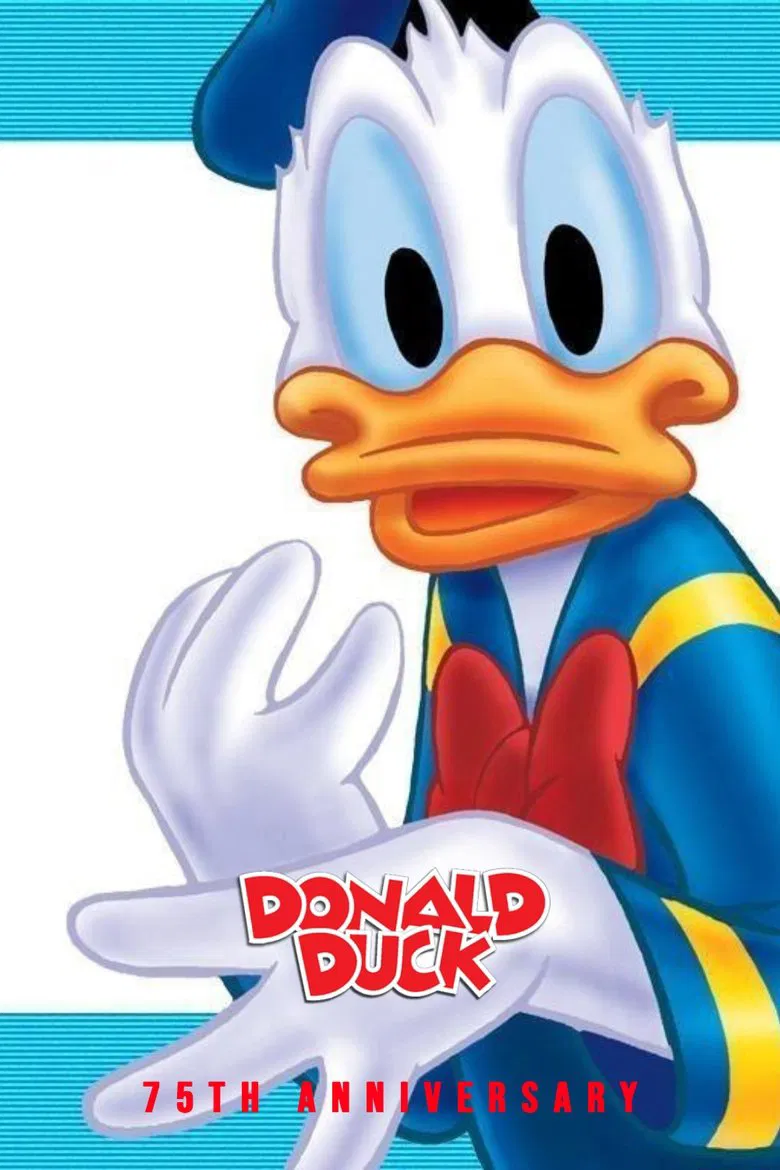Donald Duck - 75th Anniversary poster background
