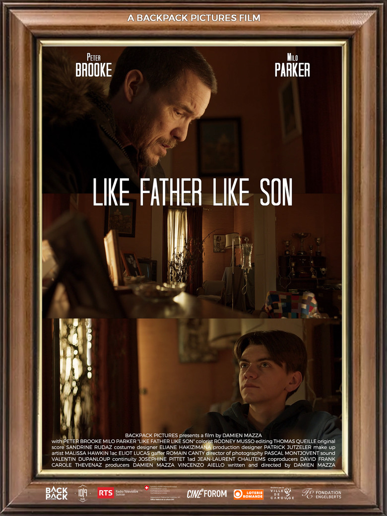 Like father, like son poster background