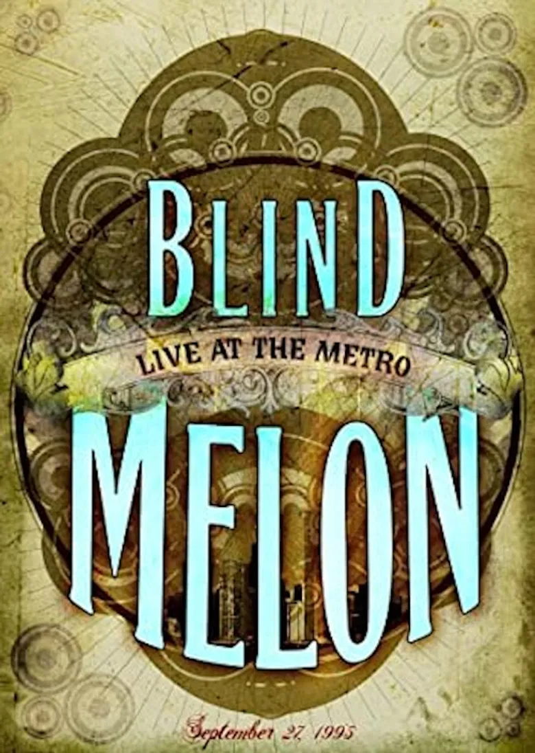 Blind Melon Live At The Metro poster background