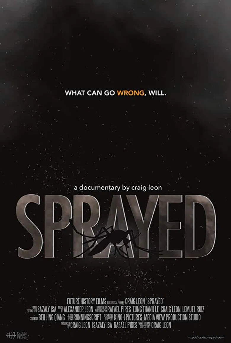Sprayed poster background