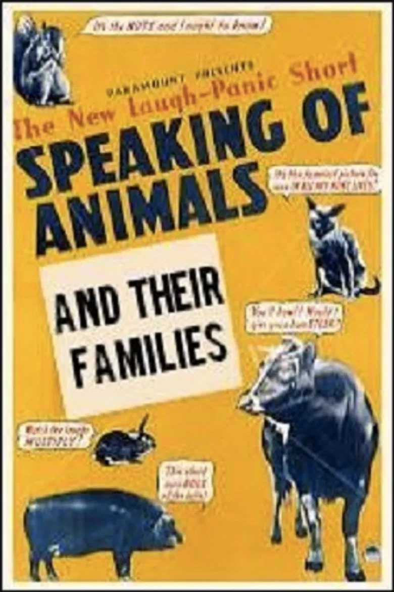 Speaking of Animals and Their Families poster background