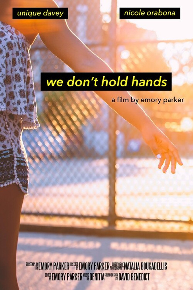 We Don't Hold Hands poster background