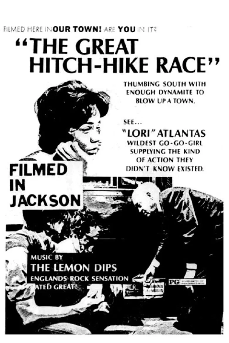 The Great Hitch-Hike Race poster background