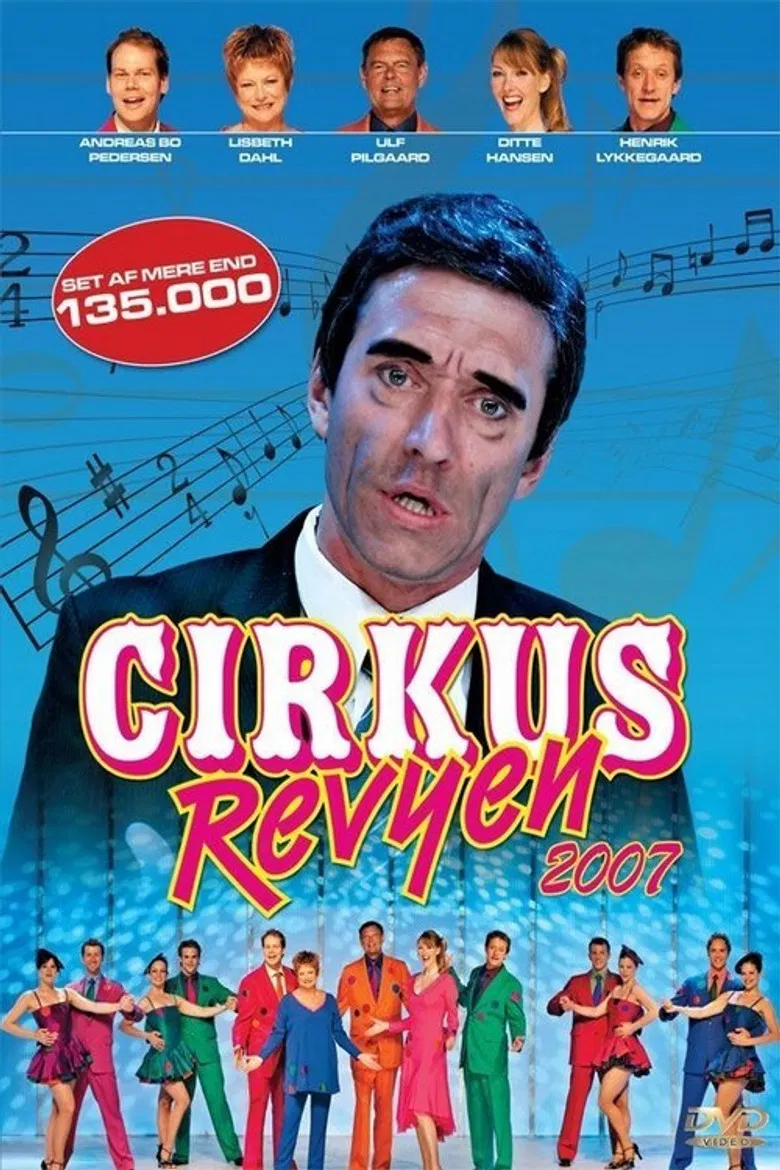 Cirkusrevyen 2007 poster background