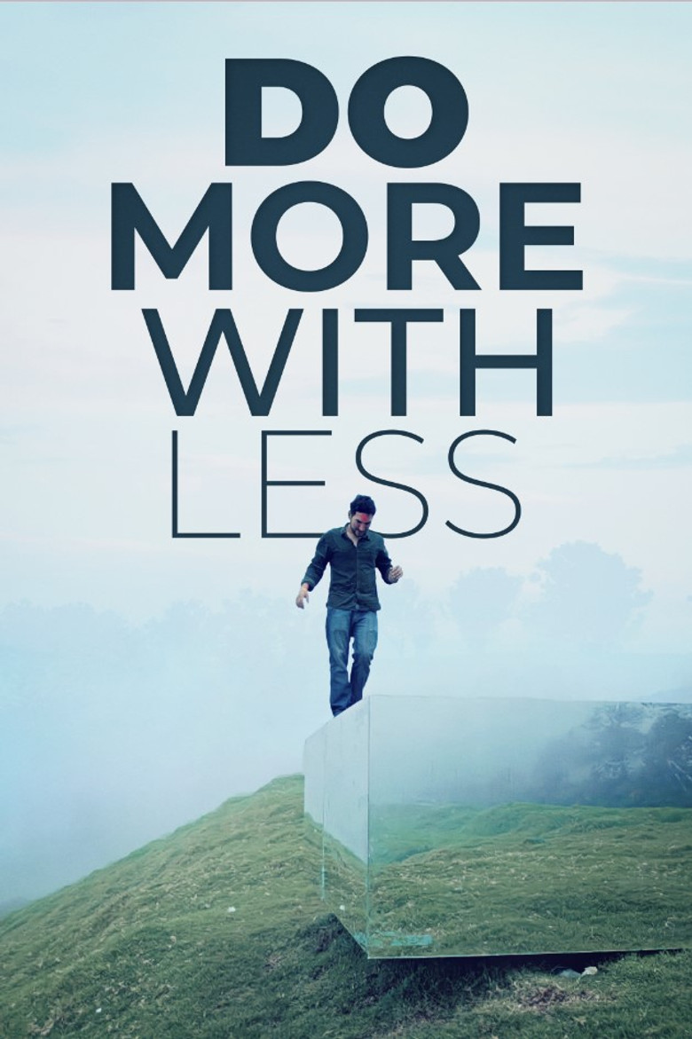 Do More With Less poster background