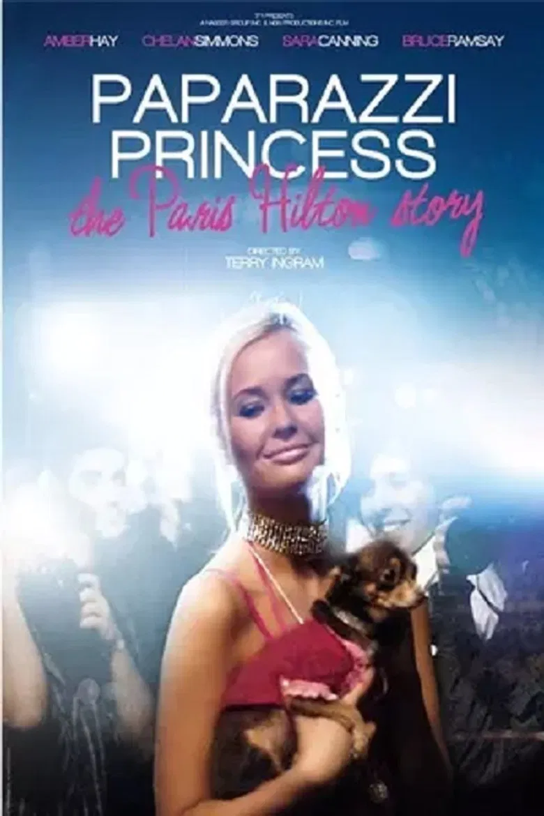 Paparazzi Princess: The Paris Hilton Story poster background