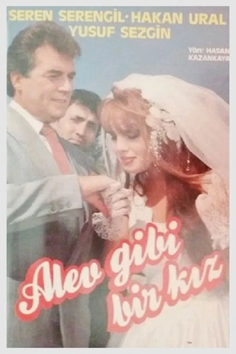 Alev Gibi Bir Kız poster background