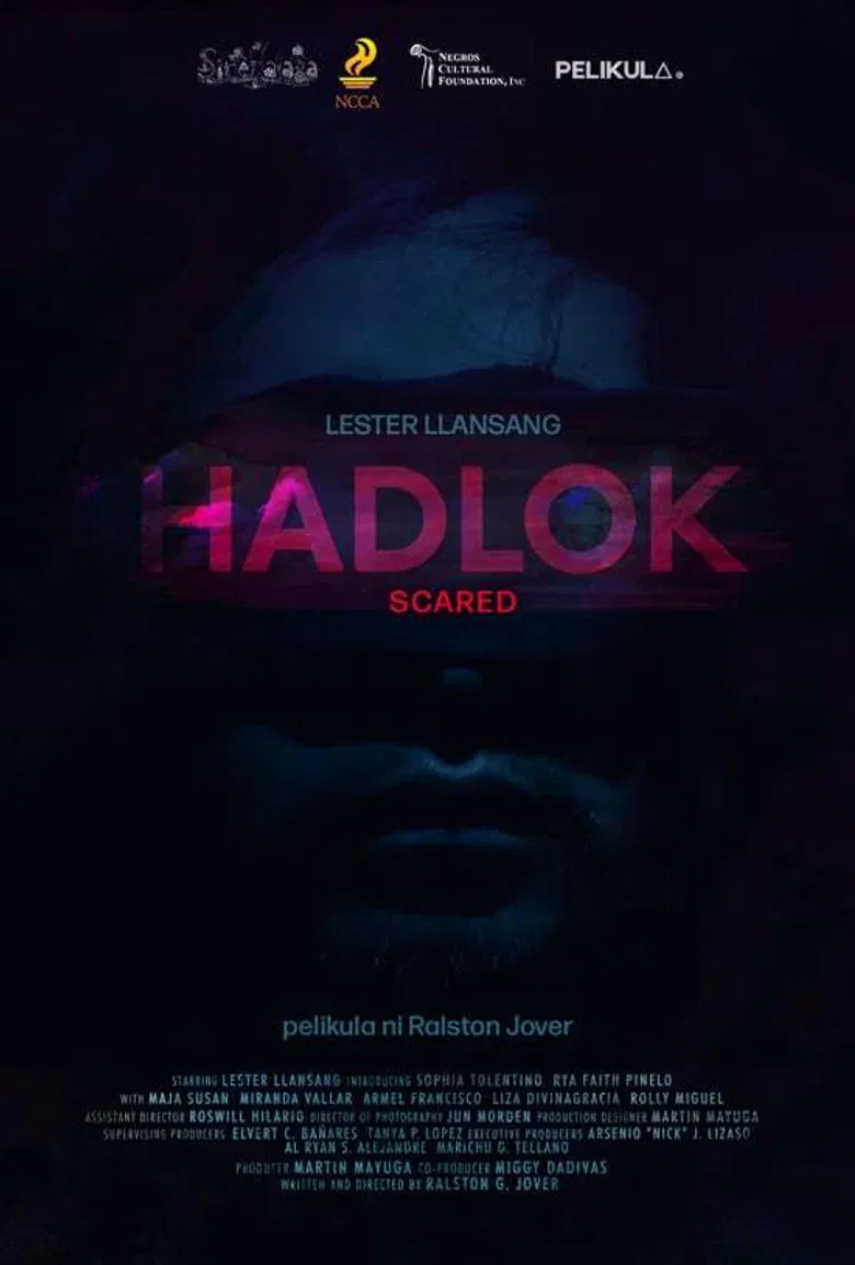 Scared poster background