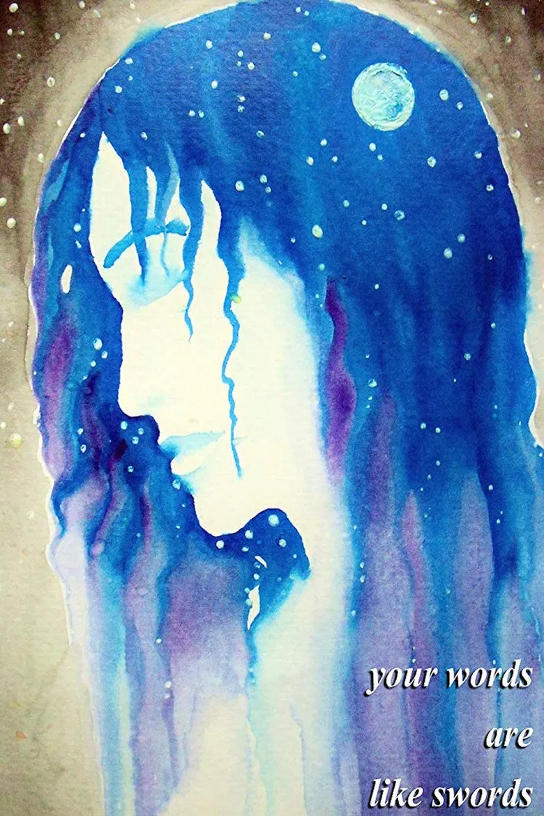 Your Words Are Like Swords poster background