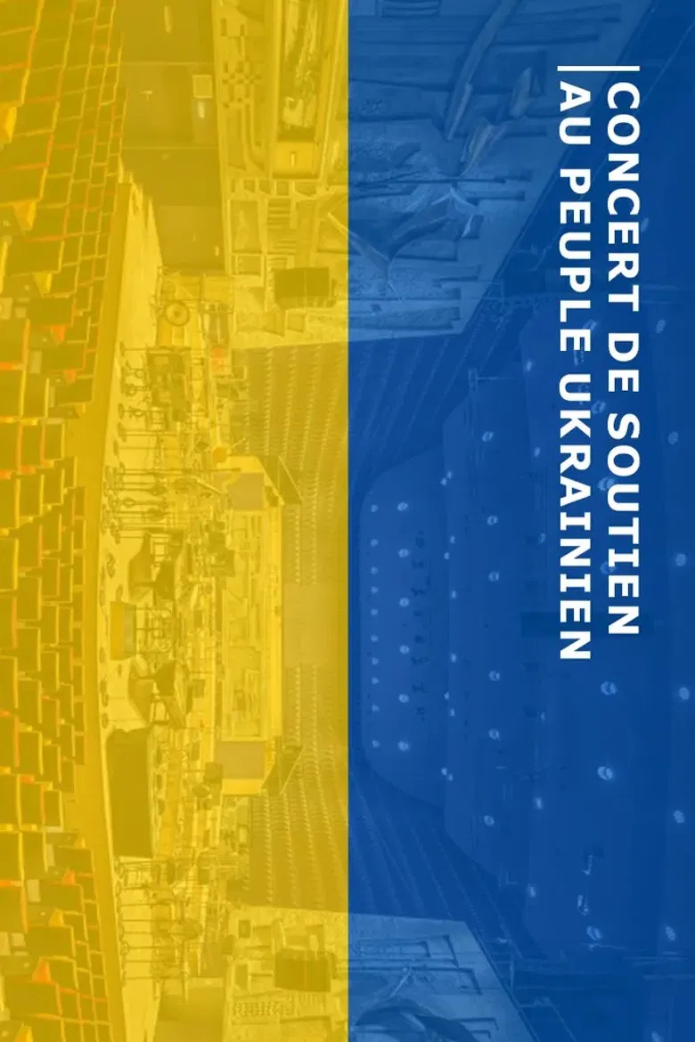The Orchestre Philharmonique de Radio France Solidarity concert for Ukraine poster background