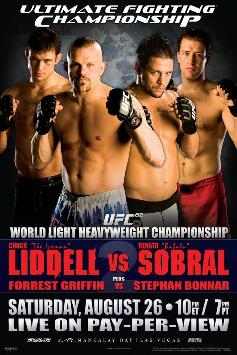 UFC 62: Liddell vs. Sobral poster background