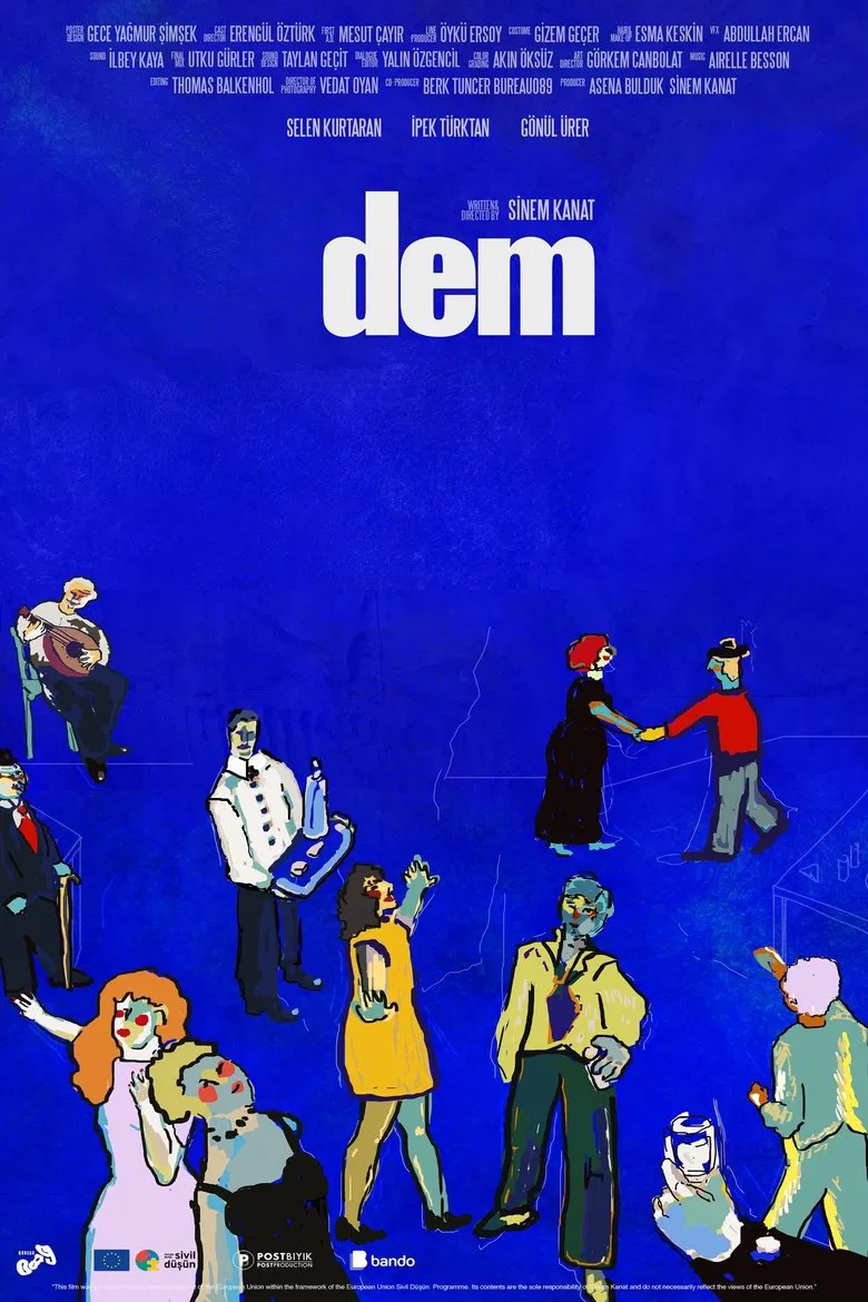 Dem poster background