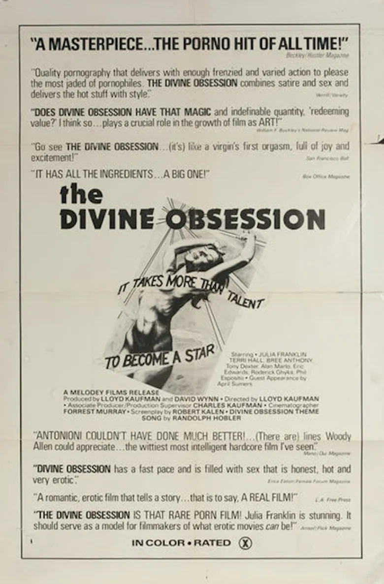 The Divine Obsession poster background