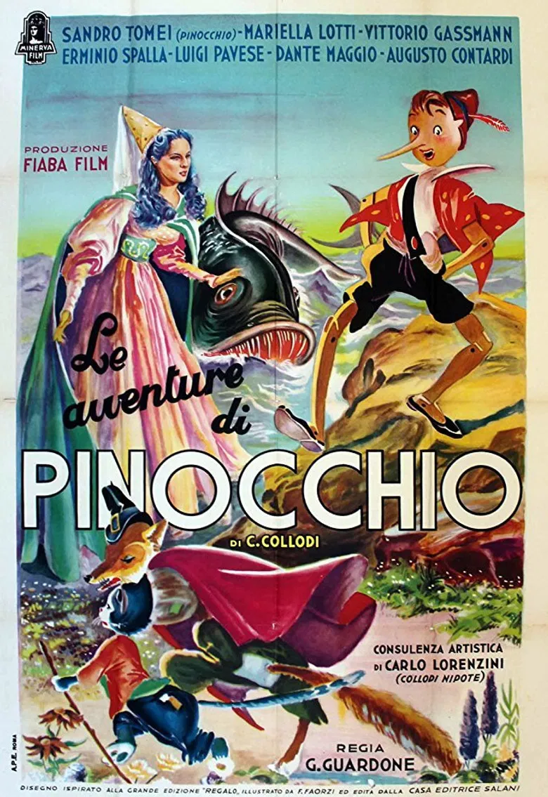 The Adventures of Pinocchio poster background