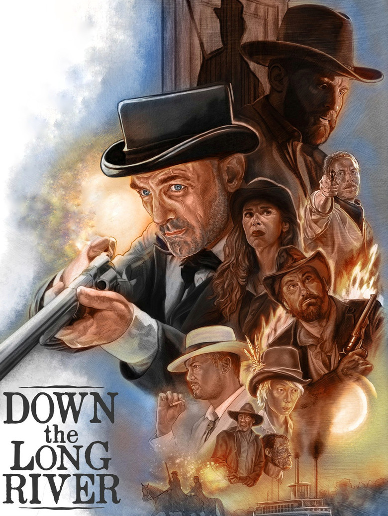 Down the Long River poster background